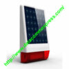 Wireless Solar Powered Outdoor Strobe Siren(DES-06)