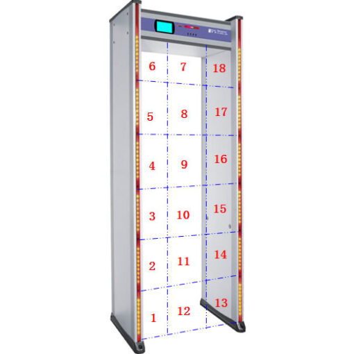 18 Zones Walk through Metal Detector-LCD