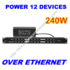 WS-POE-12-48v240w passive 12 port  POE Injector for 12 IP cameras, VOIP phones or Access Points