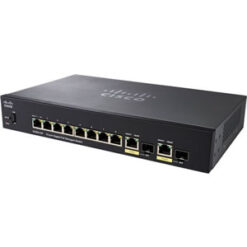 Cisco SG350-10P-K9 10-Port Gigabit PoE Managed Switch with 62W Power Budget