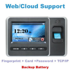 DPAD86 Fingerint Time Attendance and Access control with Cloud Software and Backup Battery