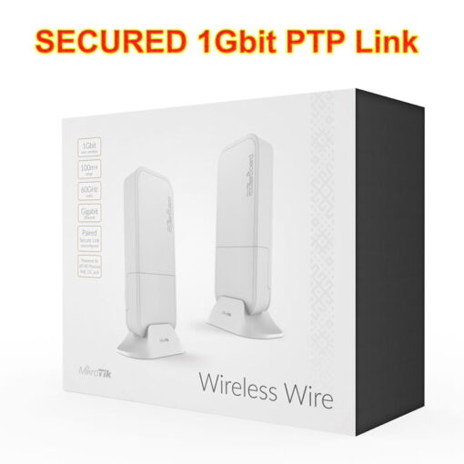 Mikrotik RBwAPG-60ad kit | Wireless Wire Secured 1Gbit 60Ghz PTP Link