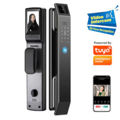 Lentric LT-DF14-Face  Security Lock | Tuya WIFI powered Intelligent Fingerprint/Card/Password Phone Controlled Smart Lock