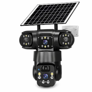 M-Cam X4 12MP 3-Camera 4G Solar PTZ Security Camera